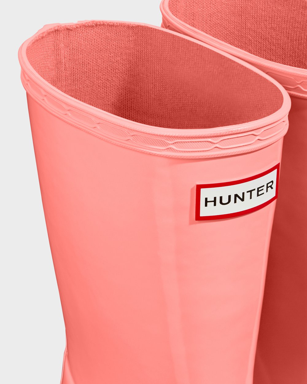 Kids Rain Boots - Hunter Original First Classic Gloss (47PIYKHQC) - Pink